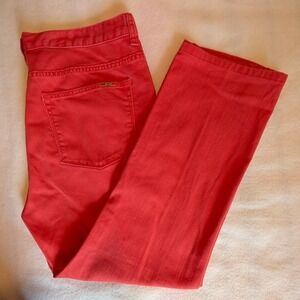 LRL Lauren Jeans Co Red Jeans Womens 14P Straight Leg Stretch Petite Ralph